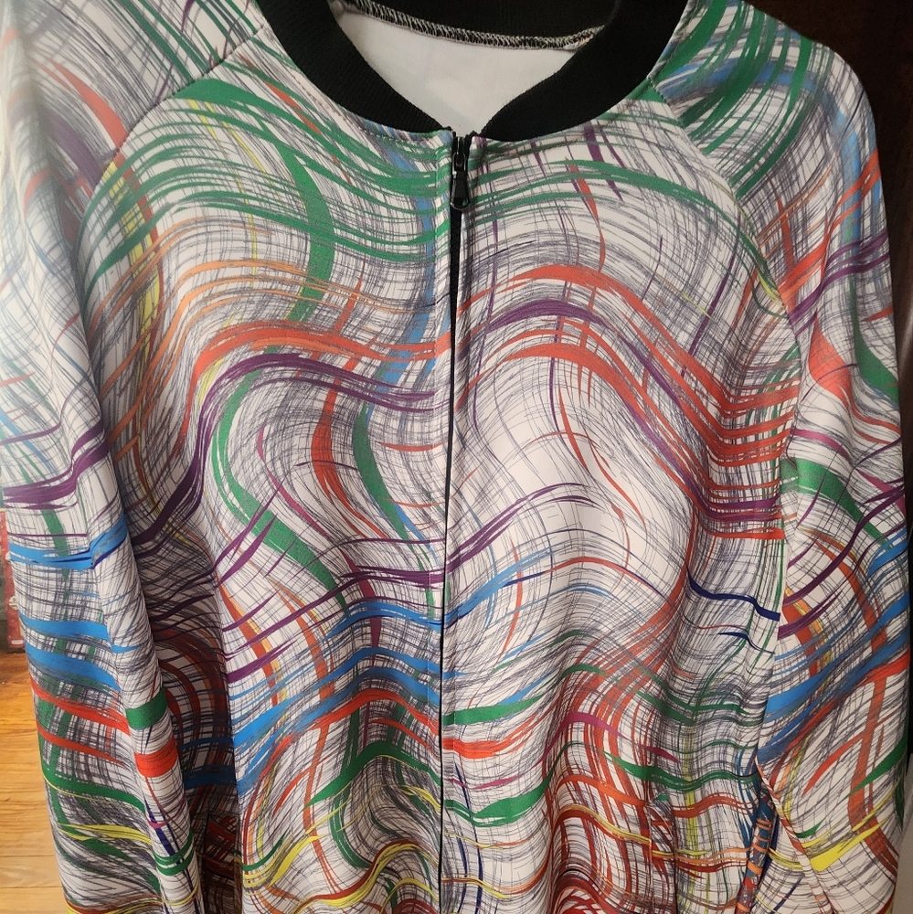 Unisex zip up light jacket